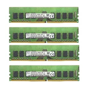 Hynix 64GB 4X16GB DDR4 3200MHz PC4-25600 2RX8 UDIMM Memory Ram HMA82GU6CJR8N-XN - Picture 1 of 5