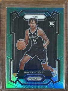 2023-24 Panini Prizm Noah Clowney Green Prizm Rookie #165 Brooklyn Nets - Picture 1 of 2