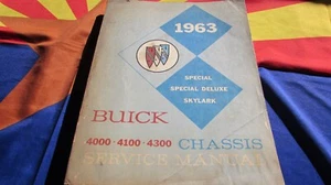 Manual de servicio/reparación completo de fábrica Buick 1963 especial, de lujo, Skylark - Imagen 1 de 8