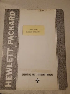 540A Transfer Oscillator Instruction / Service Manual B5 - Picture 1 of 9