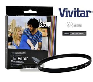VIVITAR 95mm HD UV Ultra Violet Multi-Coated Lens Filter VIV-UV-95