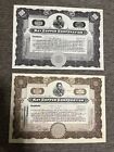 (Lot de 2) Certificat d'actions minières années 1920 de Kay Copper Corporation