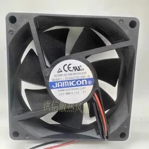 1 PCS JAMICON FAN JF0825B2HN-R 8025 8CM 24V 0.15A 2WIRE - Picture 1 of 3