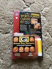Green Bay Packers Pumpkin Carving Kit Press ‘n Carve New