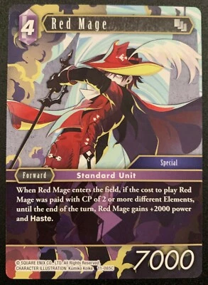Red Mage 11-085C - Common - Lightning - Forward - Opus XI - Final Fantasy TCG - Image 1 of 3