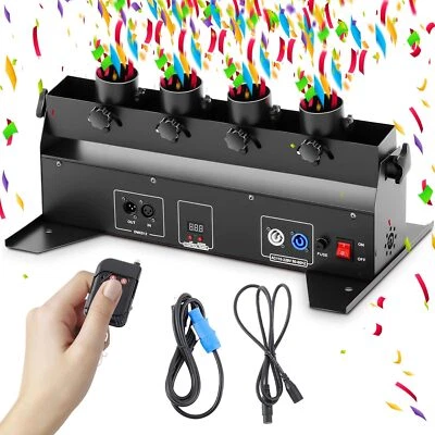 DJ POWER Confetti Machine Confetti Cannon Confetti Shot for Party Disco Club DMX - Image 1 of 4