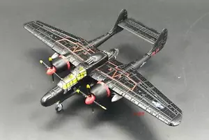 AF1 EE. UU. P-61 Black Widow 1/144 modelo de avión diecast - Imagen 1 de 12