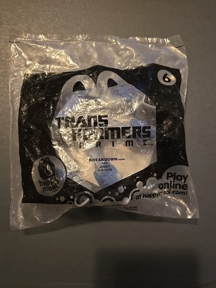 McDonald's Transformers Prime Breakdown Happy Meal Toy #6 2013 Sealed - Image 1 of 1