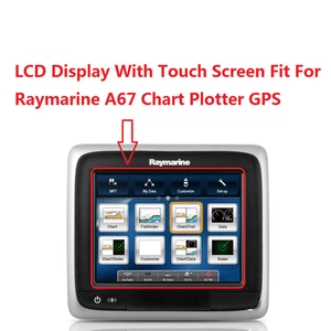 Pantalla LCD con pantalla táctil apta para trazador de gráficos Raymarine A67 pantalla de visualización GPS - Imagen 1 de 4