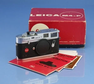 LEICA LEITZ M4-P 10416 70 JAHRE CHROME RANGEFINDER CAMERA +BOX +PAPERS NICE! - Picture 1 of 9