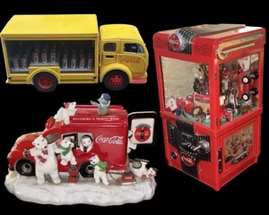Camión de reparto Coca-Cola Danbury Franklin como nuevo + banco Toy Grabber + camión Bears - Imagen 1 de 24