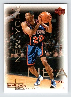 2000-01 Upper Deck Pros & Prospects #55 Allan Houston - Image 1 of 2