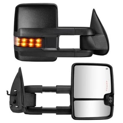 Espejos retrovisores eléctricos térmicos para Chevy Silverado GMC Sierra 1500HD 2003, 2005-2006 Foto 1 de 4