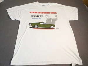 DG2 Annual Steve McQueen Day" Slater Missouri T-Shirt  Bullitt Car - Picture 1 of 6