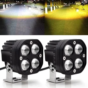 New 3INCH 80W LED Spot Light auxiliary Motorcycle Headlight Driving Fog Lamp - Picture 1 of 10