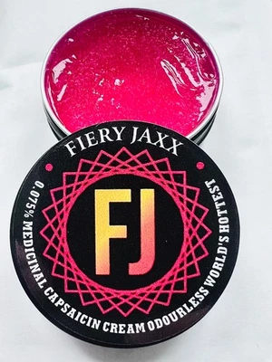 FIERY JAXX Capsaicin Rheumatoid Arthritis Joint Pain Relief Capsicum Joint pain Cream UK