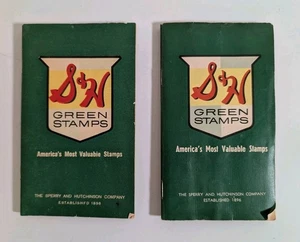1960's Lot S & H Green Stamps Saver Book Sperry Hutchinson Company Full Loyality - Picture 1 of 7