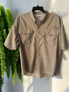 Columbia PFG Men’s Short Sleeve Fishing Shirt XL Vented - Picture 1 of 5