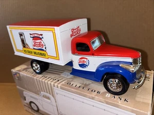 1995 Liberty Classics Diecast 1942 Chevrolet Pepsi-Cola Van Truck Bank Box Nice! - Bild 1 von 18