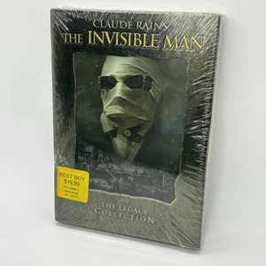 Claude Rains The Invisible Man The Legacy Collection DVD 2 Disc Set Brand New - Picture 1 of 3