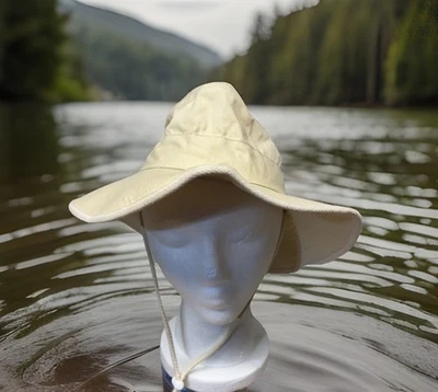 Sombrero de cubo Orvis Tilley beige talla S correa para la barbilla para hombre hecho en Nueva Zelanda peces mosca Foto 1 de 4