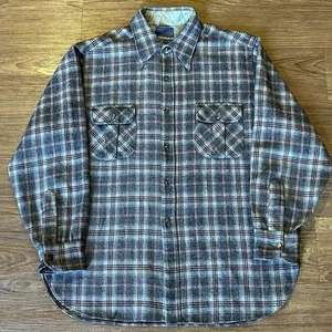 Vintage Pendleton Men’s XL Button Up Plaid Flannel Shirt Wool Made In USA - Picture 1 of 8