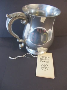 Vintage Fine  British Pewter Tankard  Mug Made in Sheffield England 4.75" - Picture 1 of 17