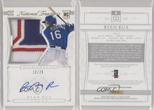 2015 Panini National Treasures Silhouette Gold /25 Ryan Rua #16 Rookie Auto RC
