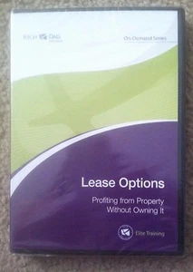 Lease Options CD-ROM series - Rich Dad Real Estate Training Education - Picture 1 of 2