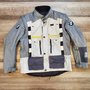 BMW Motorrad Rallye 2 Motorcycle Bike Jacket Size: 56 With Pads - RARE - Picture 1 of 12