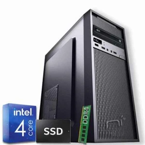 Pc Fisso Intel quad core 16gb ram DDR4 ssd 480 gb Windows 10 Pro WiFi HDMI - Foto 1 di 5