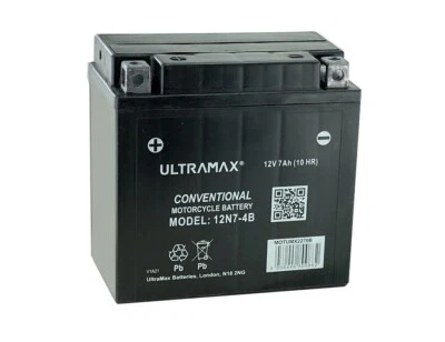 New Ultramax Battery For Norton Ranger Commando 750cc 12N7-4B 12N7D-3B 12N9-3A - Image 1 of 2