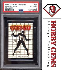 SPIDER-MAN PSA 6 1986 Marvel Universe Comic Images Sticker #29