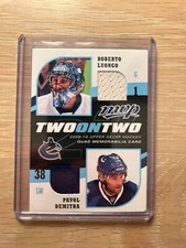 2009-10 Upper Deck MVP Two on Two Jerseys Luongo/Demitra/Huet/Sharp