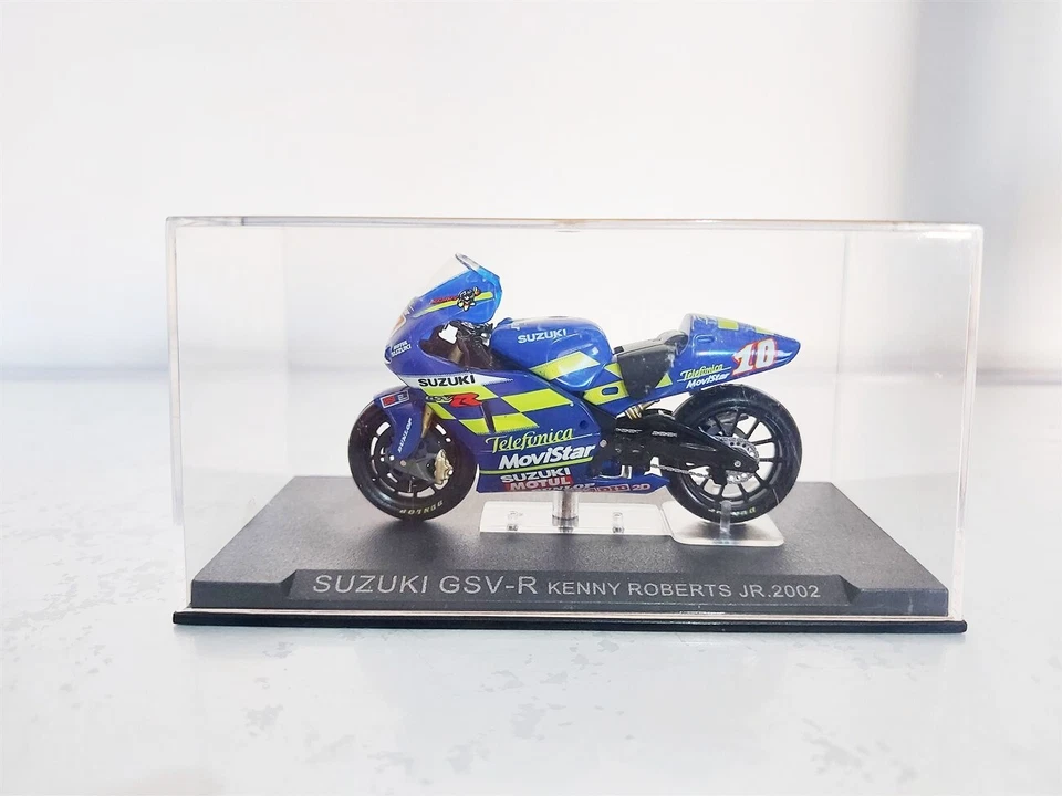 Suzuki GSV-R #10 K. Roberts Jr. 2002 - Moto da Competizione Diecast 1/24 - Immagine 1 di 1
