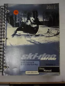 SKI-DOO 2001 VOLUMEN 2 FABRICANTE DE EQUIPOS ORIGINALES LIBRO DE REPARACIÓN MANUAL 484200024 - Imagen 1 de 6