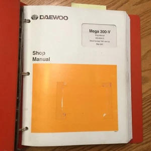Doosan Daewoo MEGA 300-V SHOP SERVICE REPAIR MANUAL WHEEL LOADER GUIDE BOOK - Picture 1 of 6