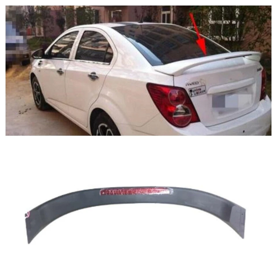 For Chevrolet  Aveo Light Chevrolet ABS Factory Style Wing Spoiler 2011-2015 - Image 1 of 4
