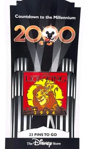 PIN COMERCIAL DISNEY - Cuenta regresiva al milenio - Tarjeta REY LEÓN Mufasa y Simba #24 - Imagen 1 de 5
