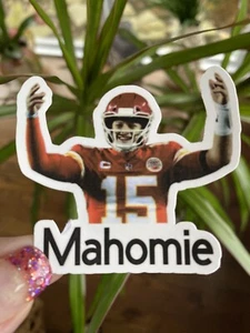 Kansas City Chiefs Patrick Mahomes Sticker Handmade in the USA! Waterproof! - Picture 1 of 6