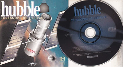 HUBBLE TELESCOPE DE L'ESPACE French PC-ROM CD Software Softkey NASA 1995 Photos - Image 1 of 2