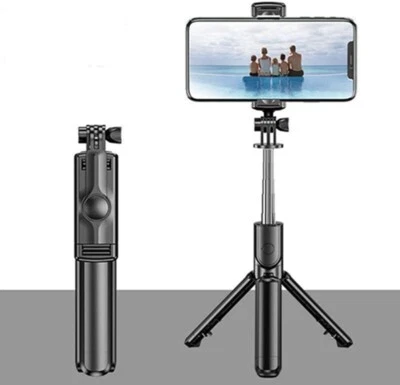 Universal 28-inch Selfie Stick Tripod Stand for Cell Phone with Bluetooth Remote - Image 1 of 4