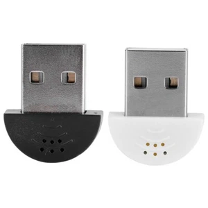 USB Mini Studio Speech Mic Recording MIC Adapter For Computer PC Blac ECM - Picture 1 of 13
