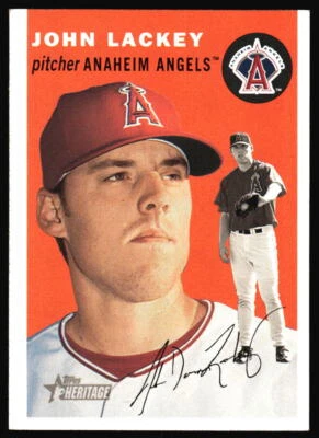 2003 Topps Heritage John Lackey #228 Anaheim Angels - Image 1 of 2