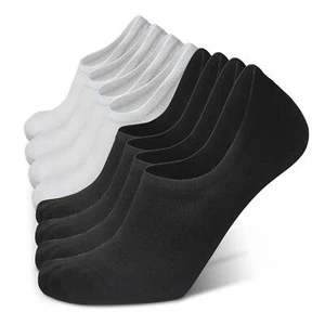 Premium no show breathable thin bamboo fiber socks unisex (8 pairs) size 7-9 - Picture 1 of 15