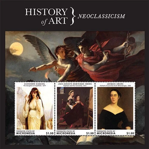 Micronesia 2013 - History of Art - NEOCLASSICISM - Sheetlet - MNH - Image 1 of 1