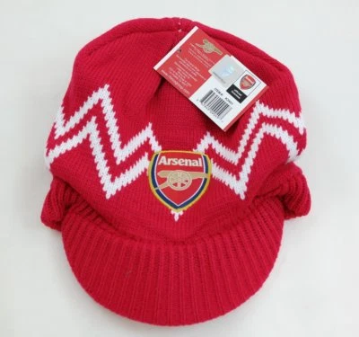 Arsenal FC Woven Winter Hat - 03 Aztec Print Foldover Beanie [Sport] - Image 1 of 2