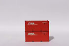 Jacksonville 205372 N Scale XTRA International 20' Std. Height Containers (2)