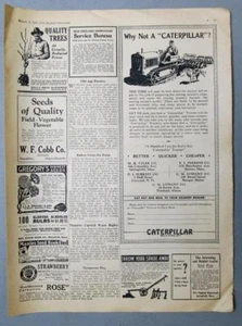 10x14 Orig 1932 Raupenanzeige WARUM KEINE RAUPE VON NEW ENGLAND HÄNDLERN - Bild 1 von 1