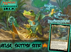 Helga, Skittish Seer MTG EDH Commander Deck! - Picture 1 of 8